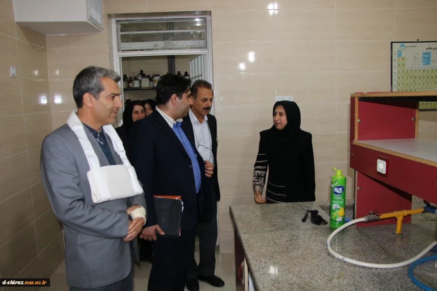 بازدید دکتر معراج رجایی مدیرکل دفتر پژوهشی دانشگاه فنی و حرفه ای دختران شیراز