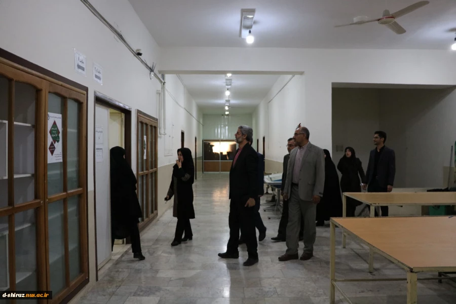 بازدید دکتر یزدانیان مدیر کل دفتر مرکزی حراست دانشگاه فنی و حرفه ای از دانشکده