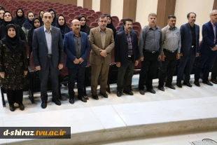 افتتاح سالن آمفی تئاتر دانشکده با حضور رییس دانشگاه فنی و حرفه ای استان فارس و معاونین ایشان
