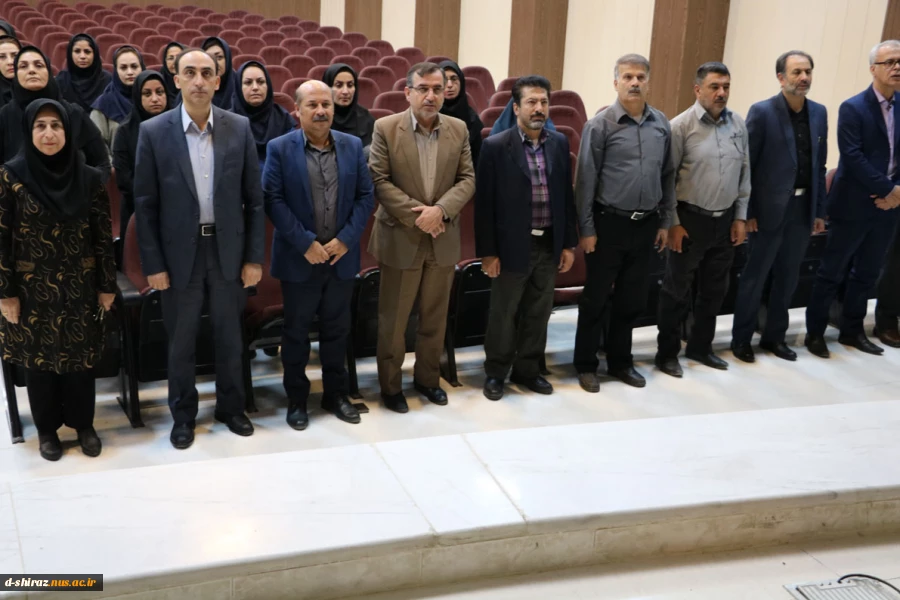 افتتاح سالن آمفی تئاتر دانشکده با حضور رییس دانشگاه فنی و حرفه ای استان فارس و معاونین ایشان