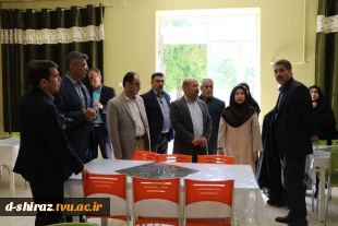 بازدید دکتر زمانی معاون مالی اداری دانشگاه فنی و حرفه ای