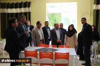 بازدید دکتر زمانی معاون مالی اداری دانشگاه فنی و حرفه ای