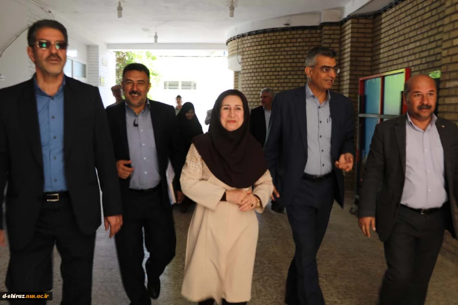 بازدید دکتر زمانی معاون مالی اداری دانشگاه فنی و حرفه ای