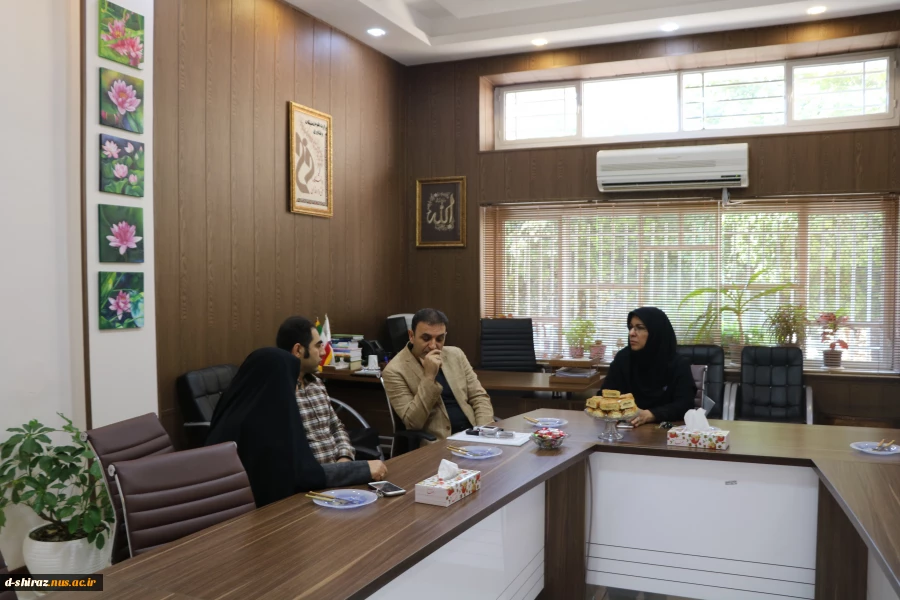 بازدید نمایندگان صندوق رفاه از آموزشکده فنی وحرفه ای دختران شیراز  5