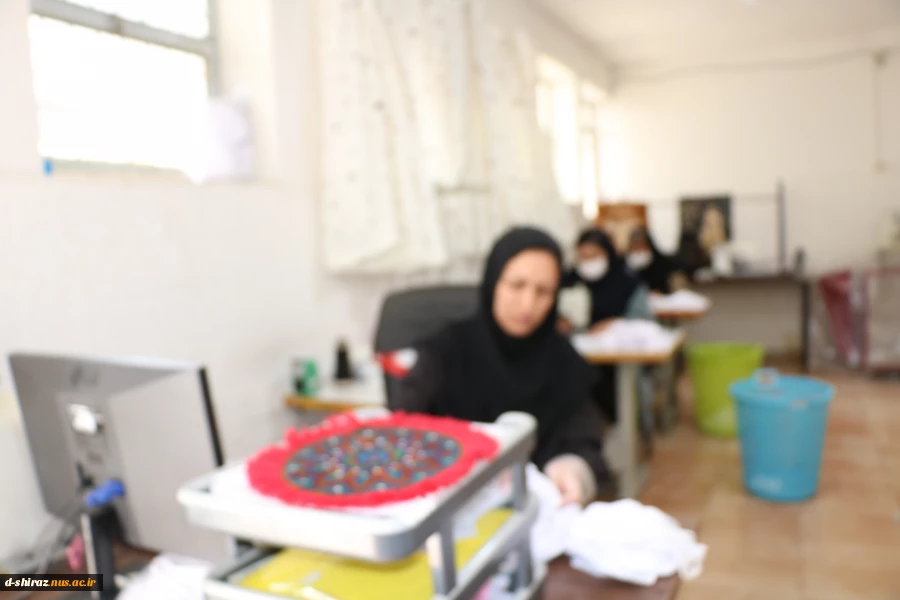 تولید 2هزار ماسک استاندارد در دانشکده فنی و حرفه ای دختران شیراز 4