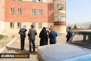 گزارش تصویری 
بازدید معاون مالی واداری دانشگاه فنی از پروژه ساختمان جدید دانشکده فنی دختران الزهرا شیراز 8