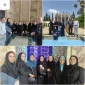 بازدید کارکنان دانشگاه ملی مهارت دختران الزهرا (س) شیراز از آرامگاه سعدی به مناسبت هفته بزرگداشت سعدی شیرازی  
