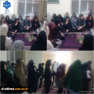 برگزاری مراسم پرفیض دعای توسل در خوابگاه کوثر