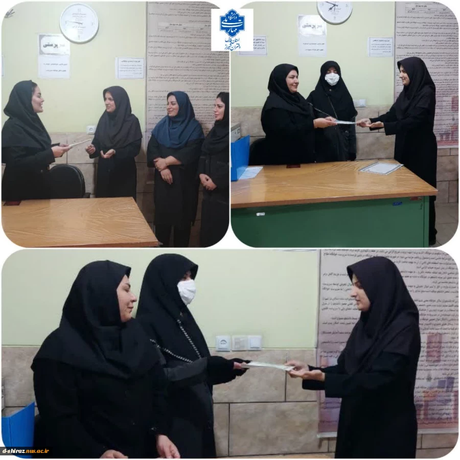 تجلیل از کارکنان پرتلاش حوزه خوابگاه در هفته خوابگاه‌ها  2