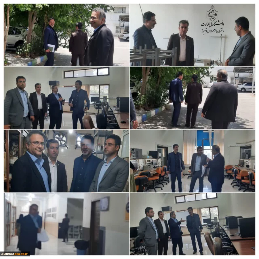 بازدید مهندس اکبری‌زاده، سرپرست اداره کل پژوهش و فناوری دانشگاه ملی مهارت از آزمایشگاه‌های آموزشکده ملی مهارت دختران شیراز 2