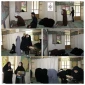 برپایی نماز جماعت با حضور  حاج آقا بذرافشان، امام جماعت آموزشکده دختران